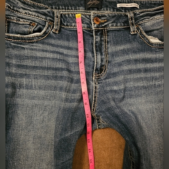 Daytrip Virgo Tailored Bootcut Stretch Medium Wash Jeans Size 36Long - Picture 12 of 14